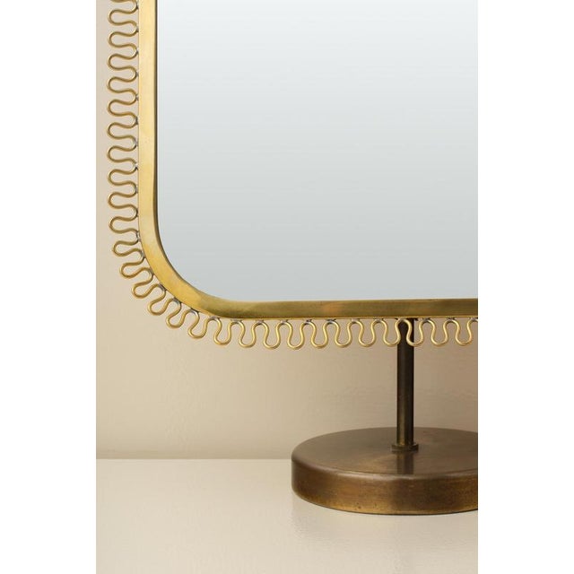 Wood Table Mirror, Sweden, 1950s For Sale - Image 7 of 9