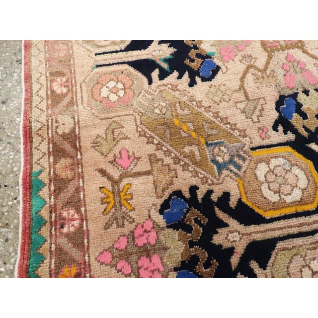 Rustic Galerie Shabab Collection Mid-20th Century Turkish Anatolian Throw Rug For Sale - Image 3 of 5