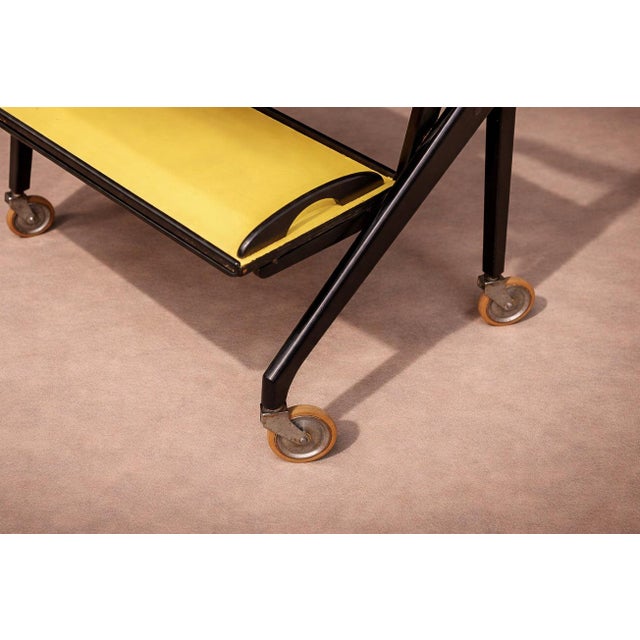 Bar Cart in Hardwood by Carlo Hauner & Martin Eisler for Moveis Artesanal, 1950s For Sale - Image 10 of 11