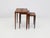 Brutalist Nesting Tables in Rosewood by Severin Hansen for Haslev Møbelsnedkeri, Denmark, 1960s, Set of 3 For Sale - Image 3 of 14