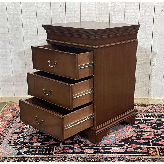 English Mahogany Chest of Drawers, 1950s For Sale - Image 13 of 14
