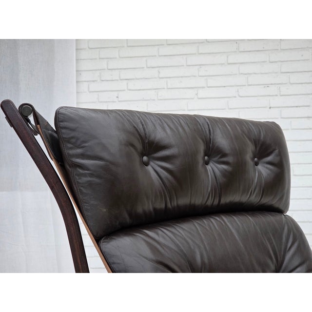Norwegian Viking Lounge Chair by Jim Myrstad, 1970s For Sale - Image 4 of 18