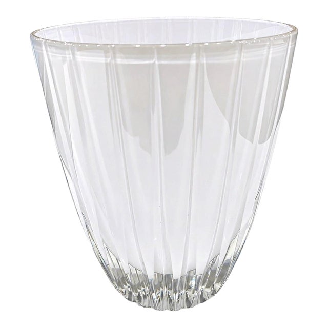 Late 20th Century Faberge Old Fashioned White Glass Tumbler Blanc De Blanc Ajka Crystal Luxury Drinkware For Sale