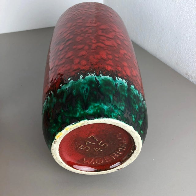Article: Fat lava art vase extra large version Model: 517-45 Producer: Scheurich, Germany Decade: 1970s This original...