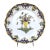 Antique French Rouen Style Hand-Painted Faience Floral Platter For Sale