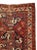 Late 19th Century Antique Red Ivory Blue Distressed Tribal Caucasian Cloudband Kazak Rug For Sale - Image 5 of 6