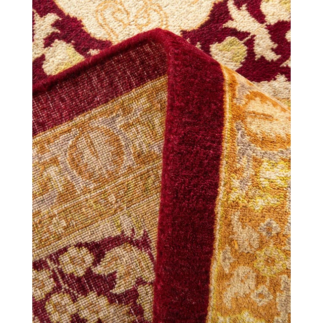 Mogul, One-of-a-Kind Hand-Knotted Area Rug in Red, 6' 1" x 9' 3" For Sale In New York - Image 6 of 8