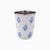 Traditional Contemporary Blue Floral Short Enamelware - Set of 4 For Sale - Image 3 of 3