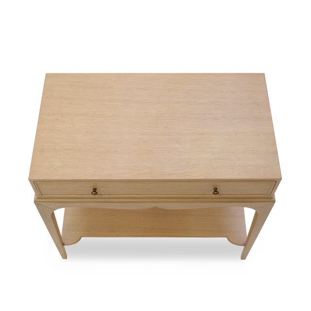 Bunny Williams Home Isabella Oak Side Table For Sale In Charlotte - Image 6 of 7