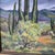 VTG Desert Framed Landscape Painting Signed Original Saguero Cacti 10 X 14 Horse For Sale - Image 4 of 16