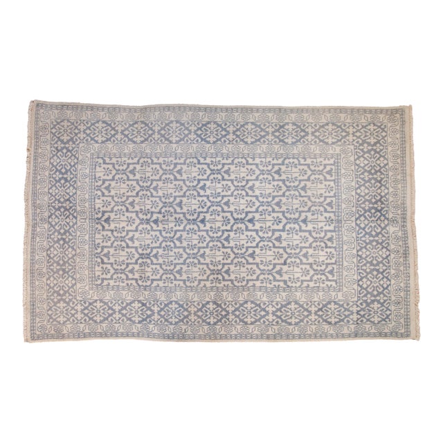 Vintage Agra Carpet - 5'11" X 9'4" For Sale