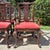 Mid-20th Century Lane Furniture French Provincial Paint Decorated Walnut Dining Chairs, Set of 8 For Sale - Image 9 of 15
