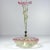 Antique English Victorian Pink Vaseline Glass Epergne For Sale - Image 7 of 10