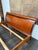 Black Eastern King Size Lee Weitzman Elysia Style Figured Wood Sleigh Bed Frame For Sale - Image 8 of 12