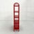 Red Tubular Standing Shelf, 1980s For Sale - Image 4 of 8