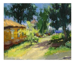 Yuriy Demiyanov, Chaleur d'Été, 2020, Oil on Canvas