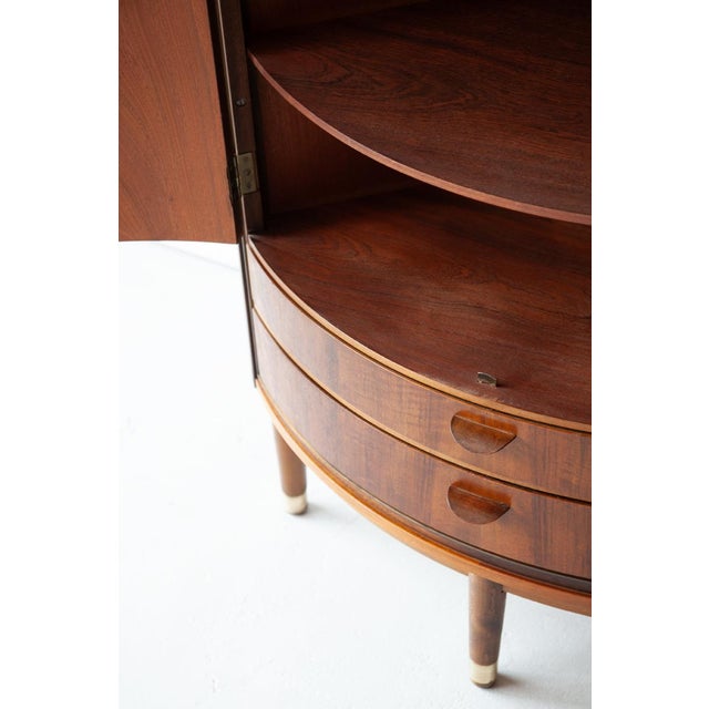 1950s Danish Corner Cabinet by Agner Christoffersen, 1950s For Sale - Image 5 of 10