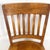 Brown Vintage American Schoolhouse Chair — Wood Slat Back Side Chair For Sale - Image 8 of 12