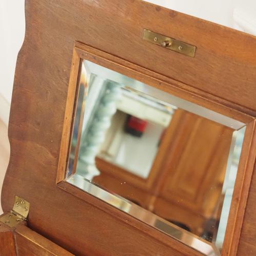 Dressing Table with Beveled Mirror For Sale - Image 13 of 17