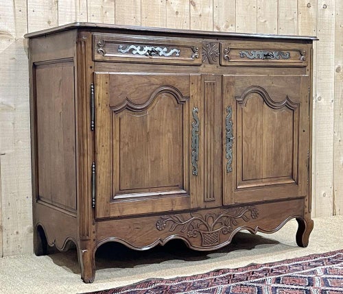 Louis XV Buffet in Cherry and Oak, Early 19th Century