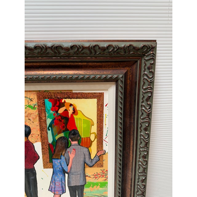 Design Plus Gallery presents a Circa 2015 "Stepping out at the Gallery with Tarkay" by Marcus Glenn. A Giclee in color...