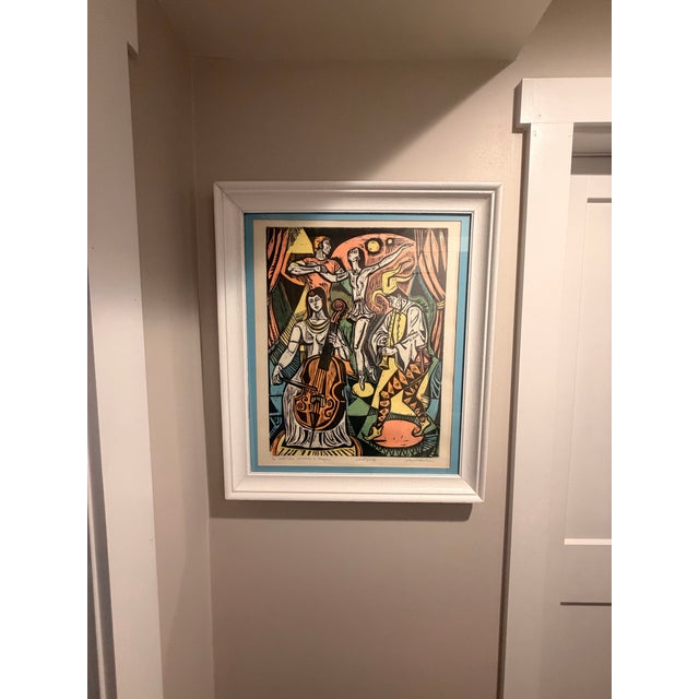 This one of a kind piece is an artist proof from the American artist Irving Amen. I was able to obtain the work through...