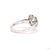 Metal Antique Design 1.07 Carat Old European Cut Diamond Gold Ring, Size 6.5 For Sale - Image 7 of 9