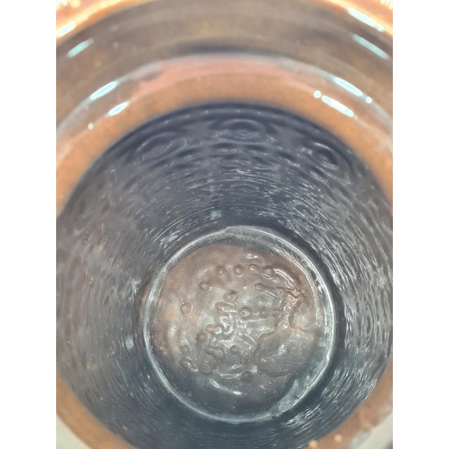 Ceramic Ceramic 289-47 Vase with Relief Decor from Scheurich Keramik, West Germany, 1970s For Sale - Image 7 of 11