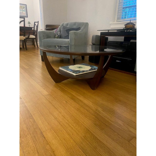 Selling this stylish matching pair from Casana Furniture: • Coffee Table: 38” diameter × 10” H. Round glass top with dark...