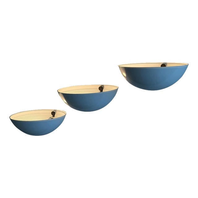 Vintage Model 1222 Wall Lights by Elio Martinelli for Martinelli Luce, 1979, Set of 3 For Sale