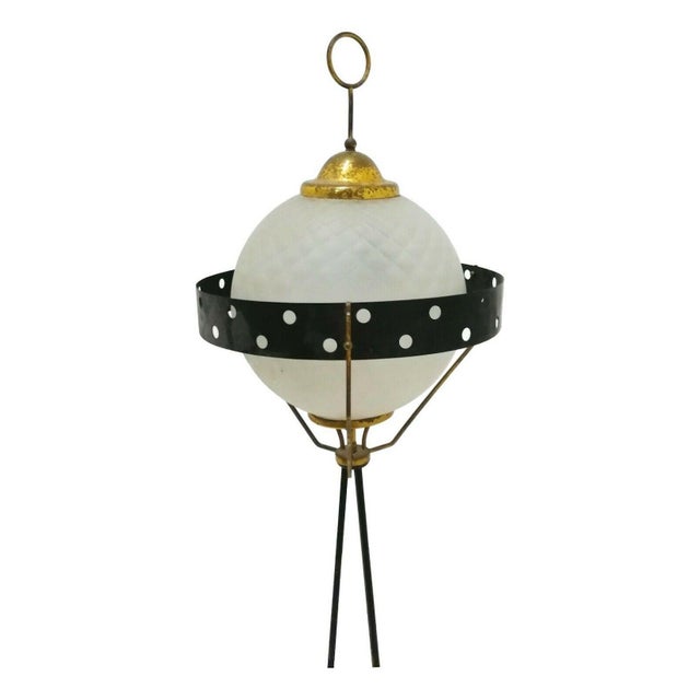Splendid floor lamp, probable production Stilnovo 60s, differently attributed to Azucena on a design by Luigi Caccia...
