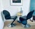 Verpan Verner Panton System 1-2-3 Swivel Chairs Pair Black Leather - Space Age Scandinavian For Sale - Image 4 of 8