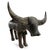 Black Oriental Wooden Water Buffalo Sculpture with Horns, 1800s For Sale - Image 8 of 9