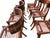 2000 - 2009 Stunning Set Walnut Klismos Dining Chairs Set of 8 For Sale - Image 5 of 7