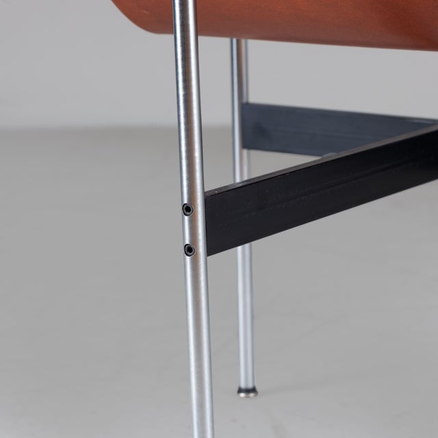 Metal T-Chair by Katavolos, Kelley and Littell for ICF De Padua, 1960s, Set of 6 For Sale - Image 7 of 17