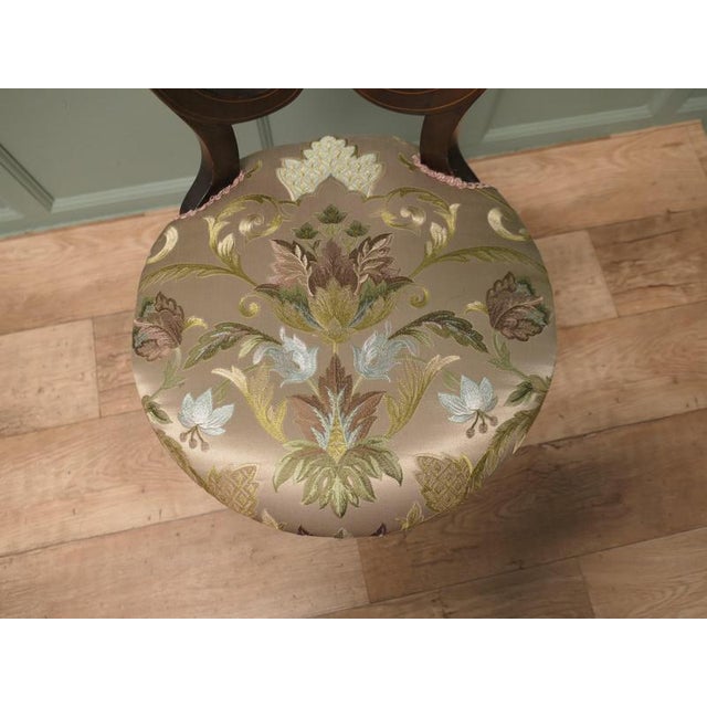 Revolving Music Chair with Lyre Back For Sale - Image 3 of 8