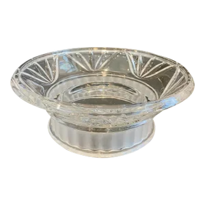 Vintage Stunning Crystal Footed Candy Dish