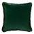 Mind the Gap British Racing Green Velvet Cushion For Sale