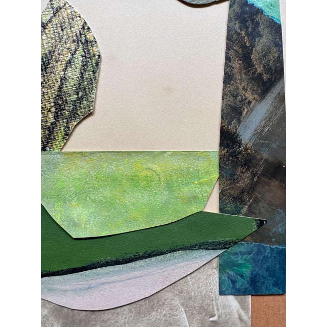 "Magic Still Exists 6" Original Mixed-Media Collage on Paper by Zac Woodiel For Sale In Little Rock - Image 6 of 8
