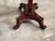 1900 - 1909 Antique Solid Mahogany Harp Art Nouveau Table Usa Pretty For Sale - Image 5 of 14