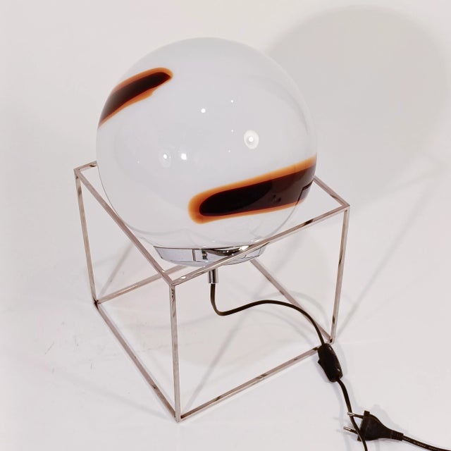 Venini Sculptural Murano Glass Table or Floor Lamp from Venini, 1970s For Sale - Image 4 of 16