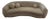 Rh Restoration Hardware Sylvain Curved Sofa in Cream For Sale