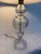 Transparent Vintage Crystal Cut Glass Table Lamp For Sale - Image 8 of 12