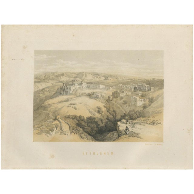 After David Roberts, Bethlehem Biblical Landscape, 1862, Print For Sale - Image 6 of 6
