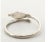 1980s Mexican Modern Sterling Obsidian Snake Bangle Bracelet-Hallmark-Two Trees -Listed in Book For Sale - Image 4 of 5