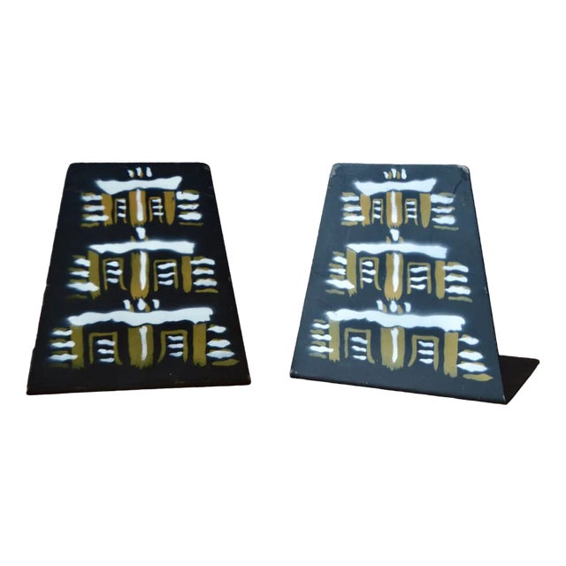 Brutalist Bookends, 1970s, Set of 2 For Sale