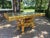 1980 Italian Baroque Gold Beech Black Velvet Dining Set - 7 PCS For Sale - Image 14 of 17