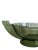 Val Saint-Lambert Vintage Val Saint Lambert Green Glass Grecian Style Handled Fruit Bowl, Circa 1940 For Sale - Image 4 of 9