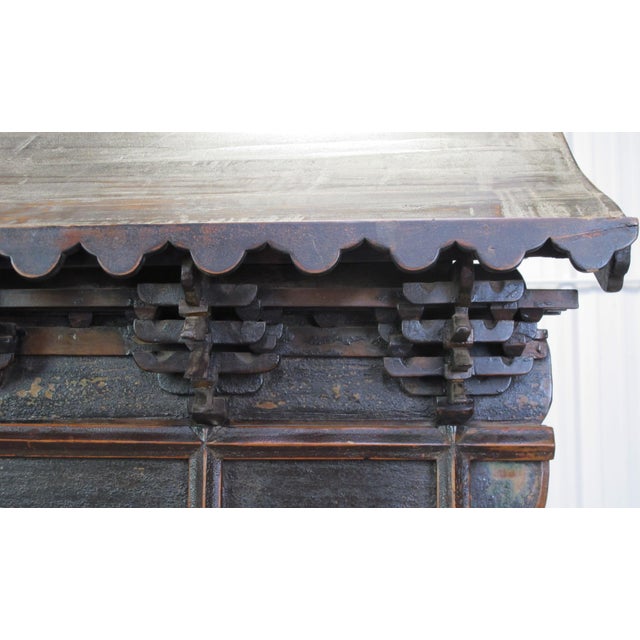 Coffee Early 19th Century Altar Shrine For Sale - Image 8 of 12