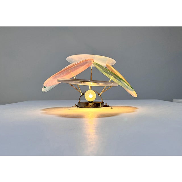 Glass Alabaster Glass Wall Sconces, 1990s, Set of 2 For Sale - Image 7 of 16